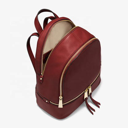 Pebbled PU Leather Daily Women Backpack