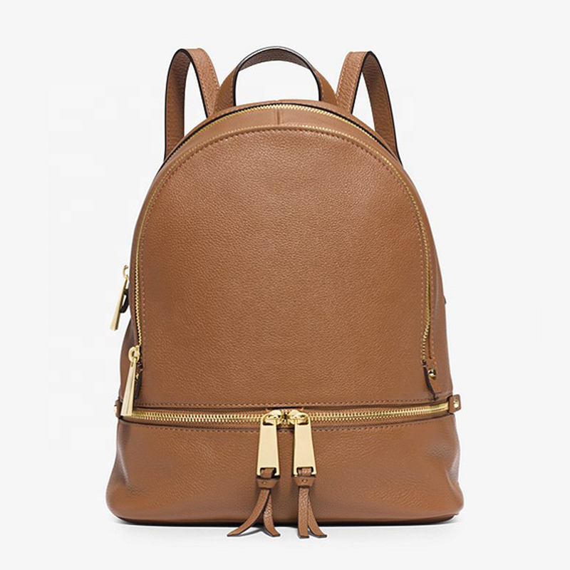 Pebbled PU Leather Daily Women Backpack